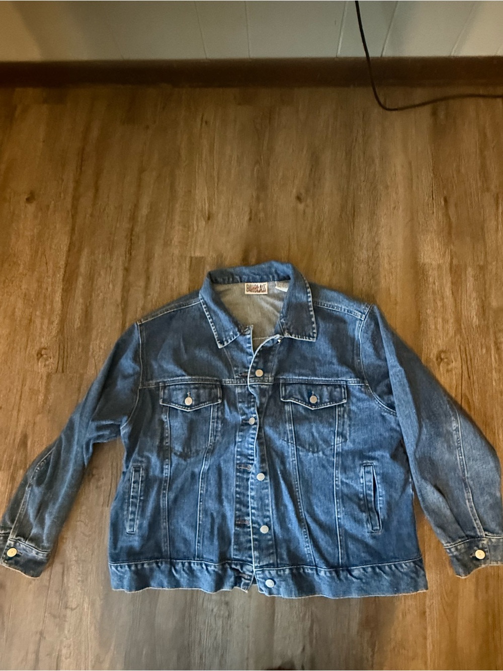 bill blass Men's Blue Denim Jacket